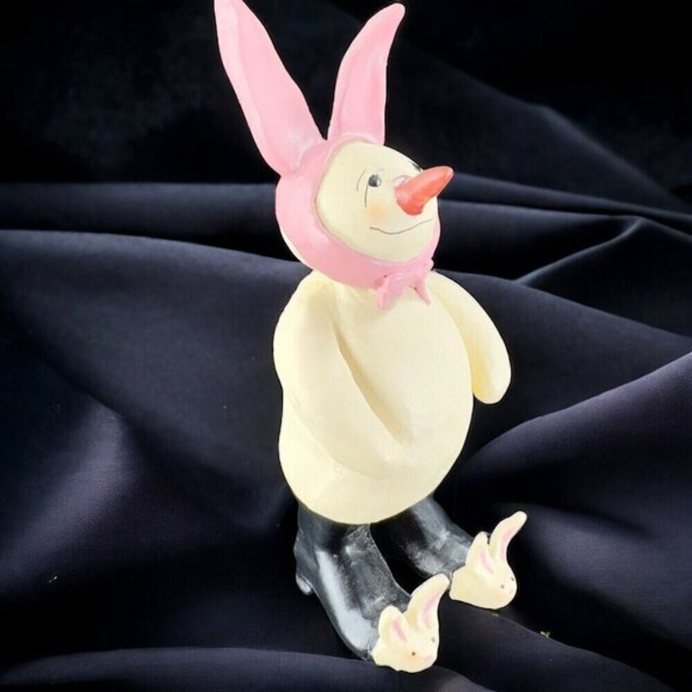Bethany Lowe Fritz The Cat Figurine Limited Edition Bunny‎ Ears & Slippers Decor